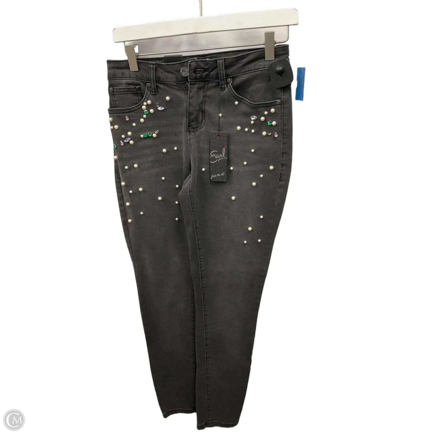 Jeans Skinny By Earl Jean In Grey, Size: 6