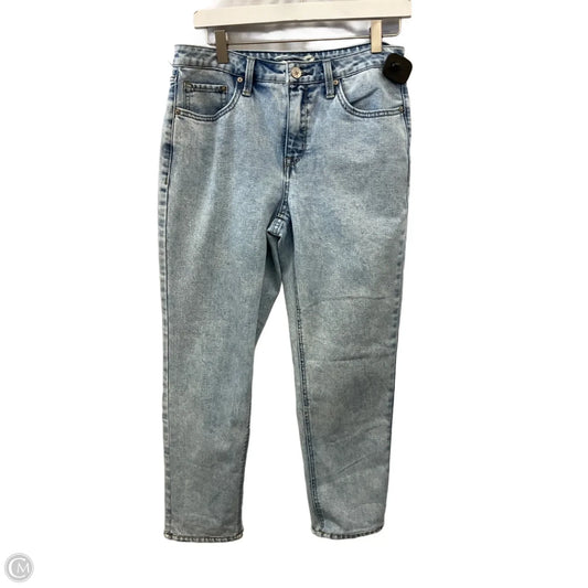 Jeans Straight By Seven 7 In Blue Denim, Size: 4