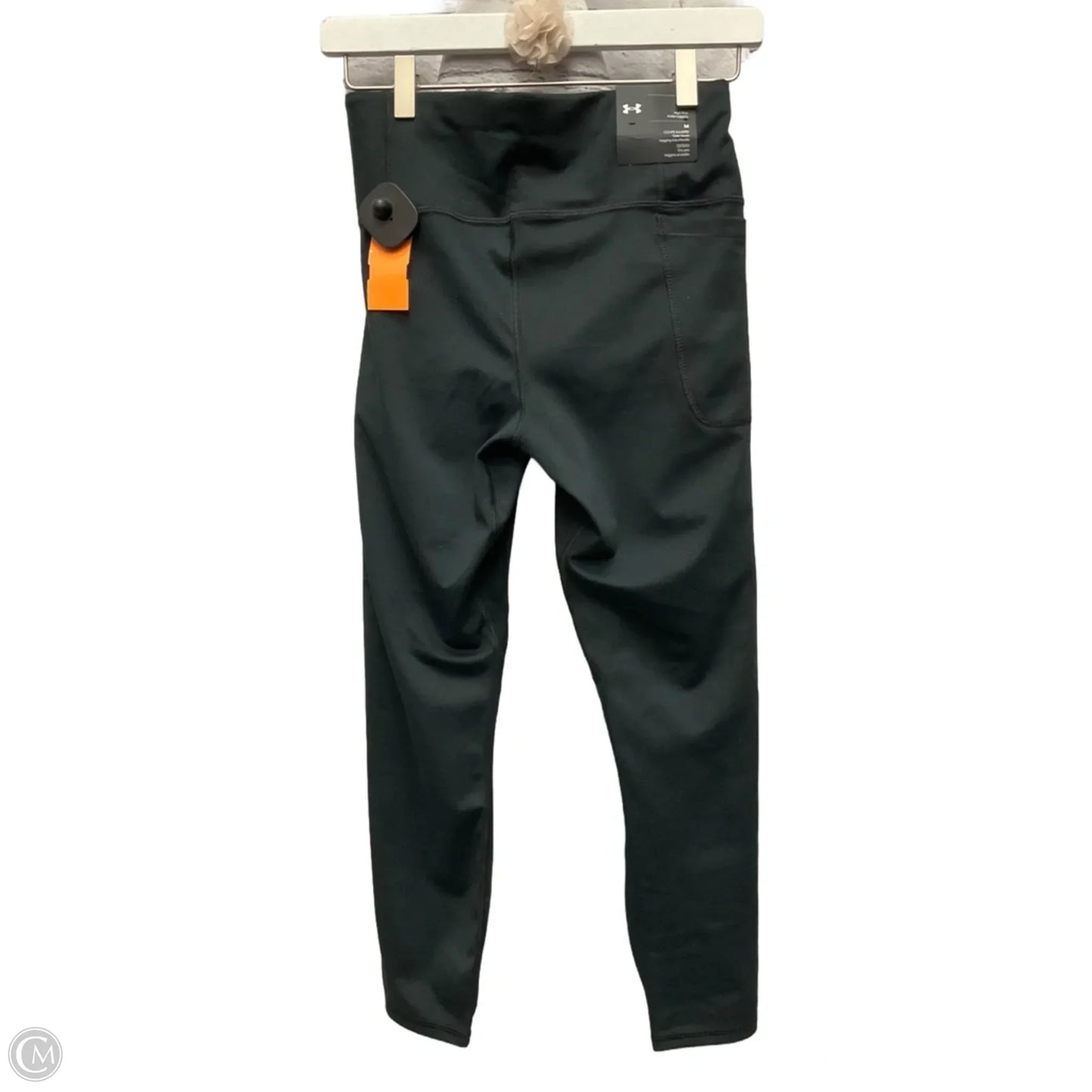 Athletic Leggings By Under Armour In Black, Size: M