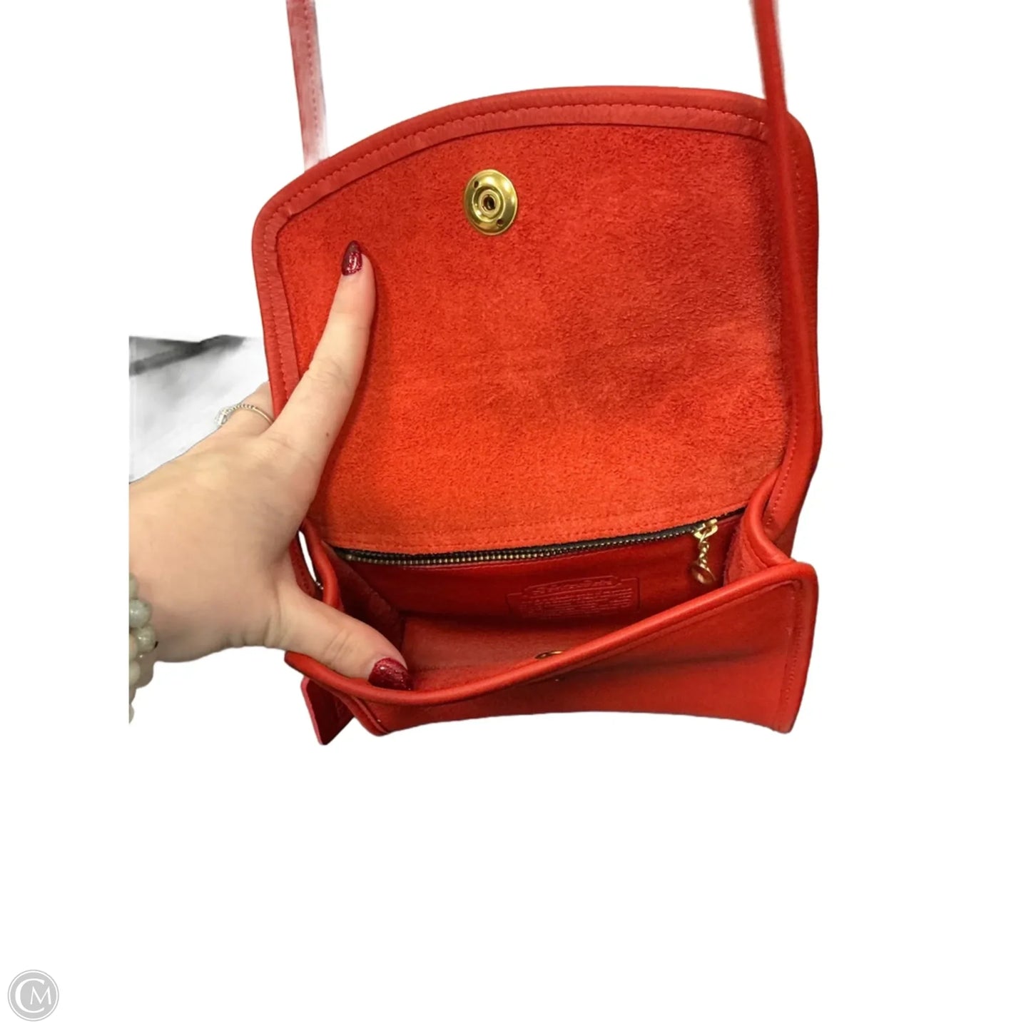 Crossbody Designer By Coach, Size: Small