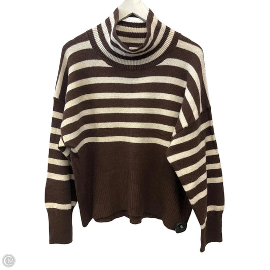 Sweater By A New Day In Brown & Cream, Size: Xl