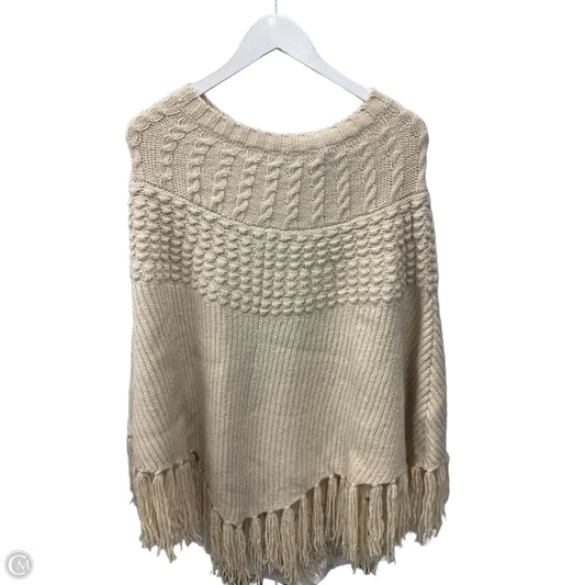 Poncho By Ana In Cream, Size: Osfm