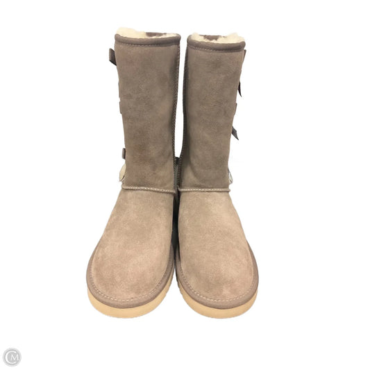 Boots Mid-calf Flats By Koolaburra By Ugg In Grey, Size: 9