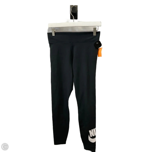 Athletic Leggings By Nike In Black, Size: M