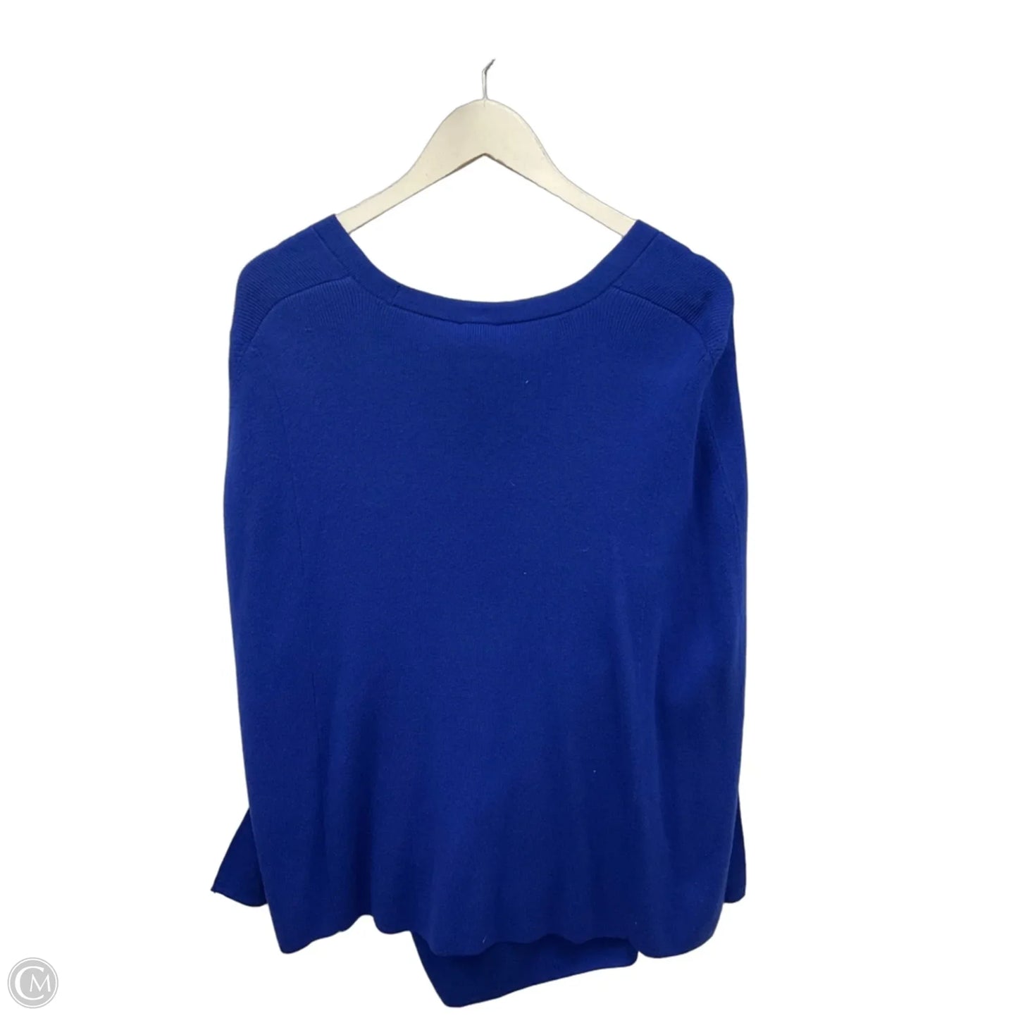 Sweater Cardigan By Chicos In Blue, Size: M