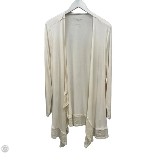 Cardigan By Torrid In Cream, Size: 1x