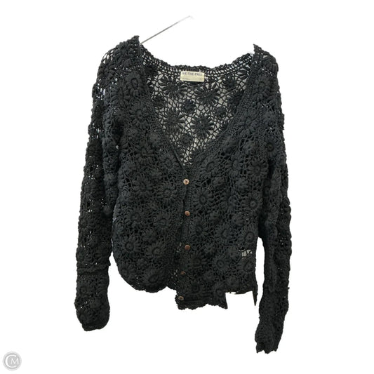 Sweater Cardigan By We The Free In Black, Size: M