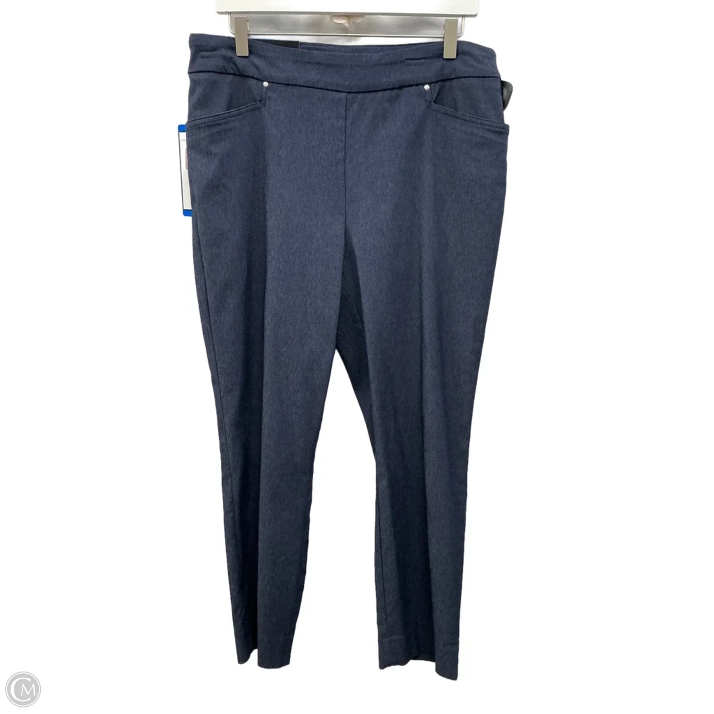 Pants Leggings By Hilary Radley In Blue, Size: L