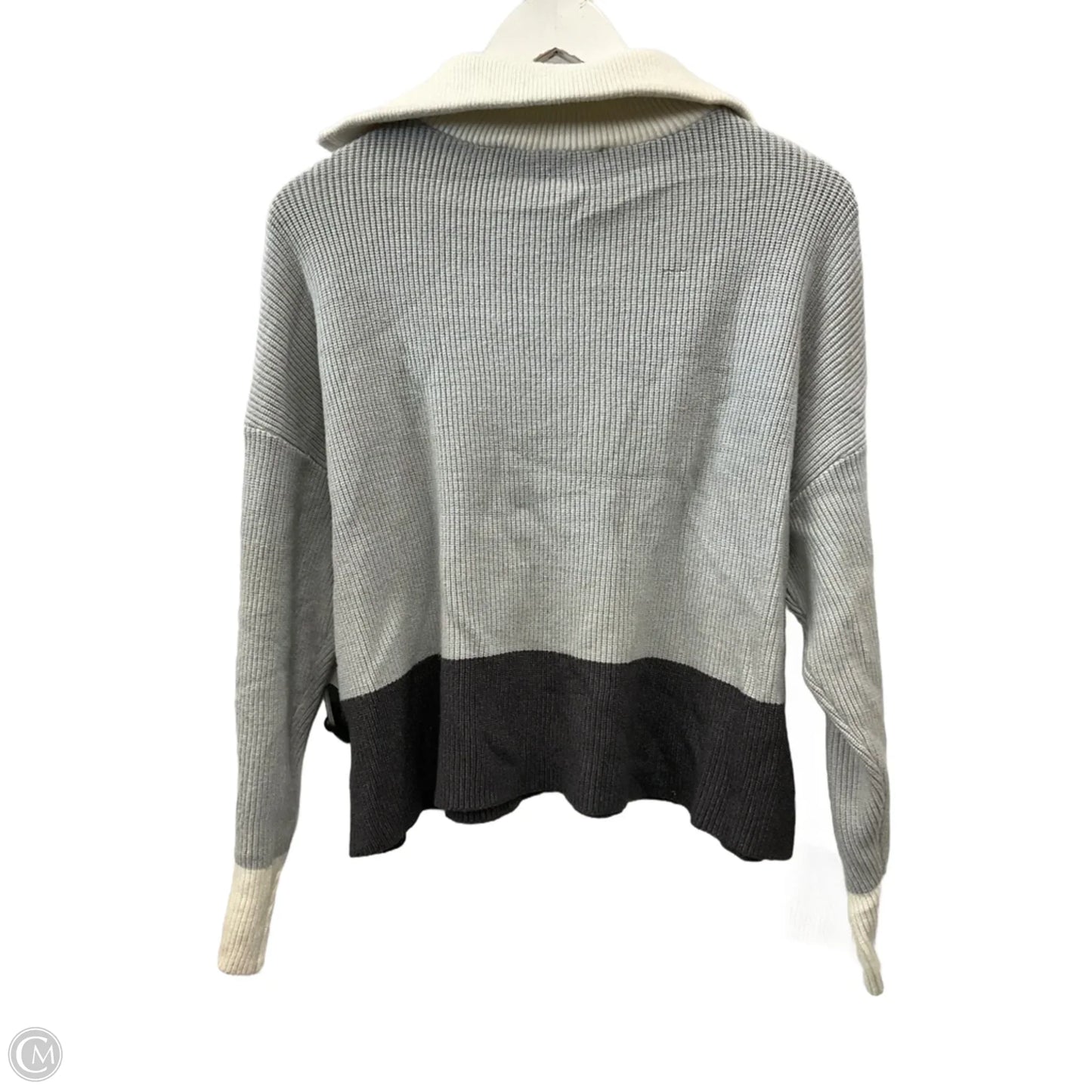 Sweatshirt Collar By Marc New York In Grey, Size: Xl
