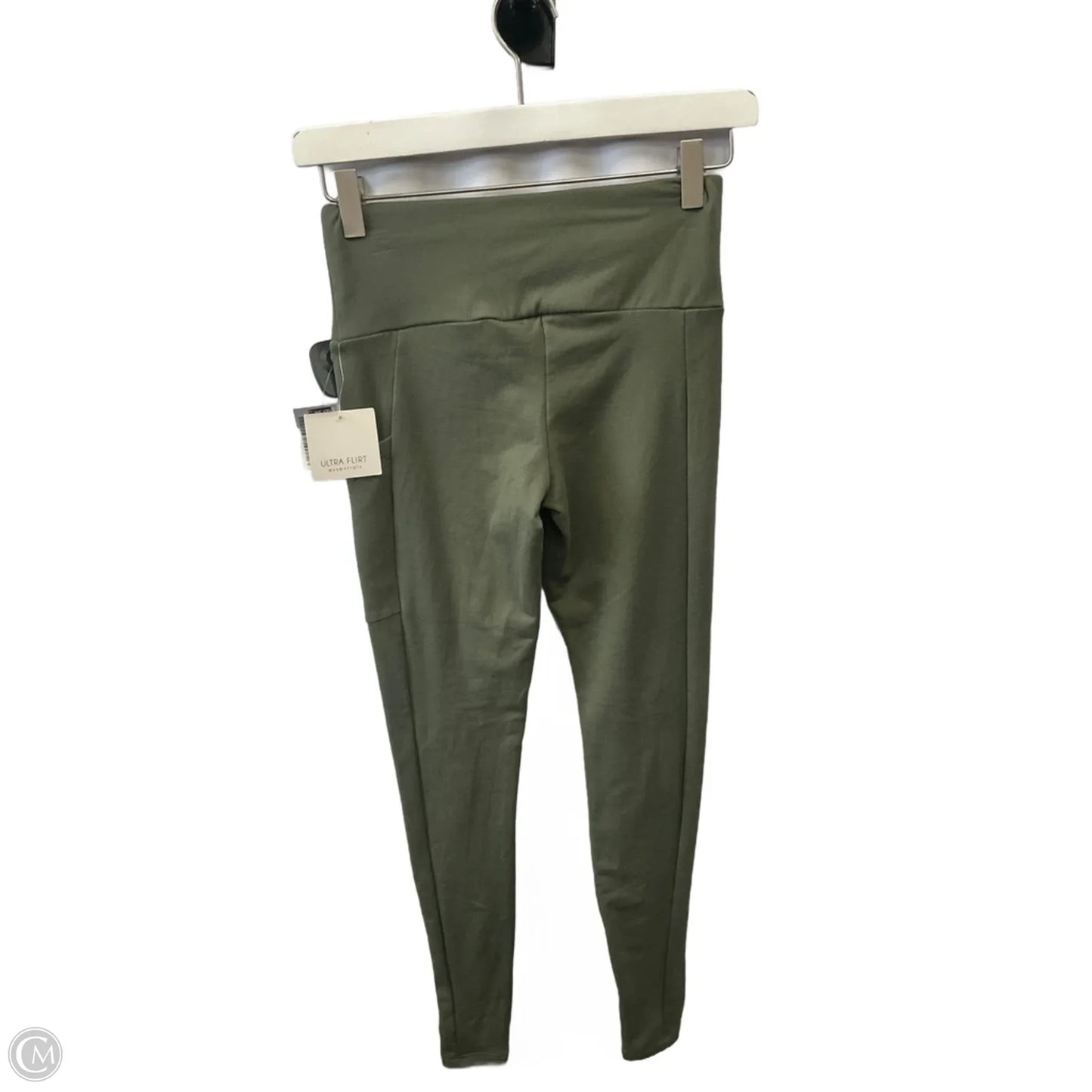 Athletic Leggings By Ultra Flirt In Green, Size: Xs