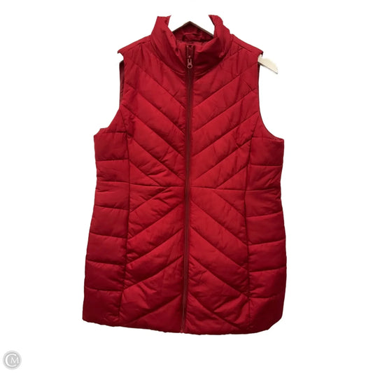 Vest Puffer & Quilted By Maurices In Red, Size: S