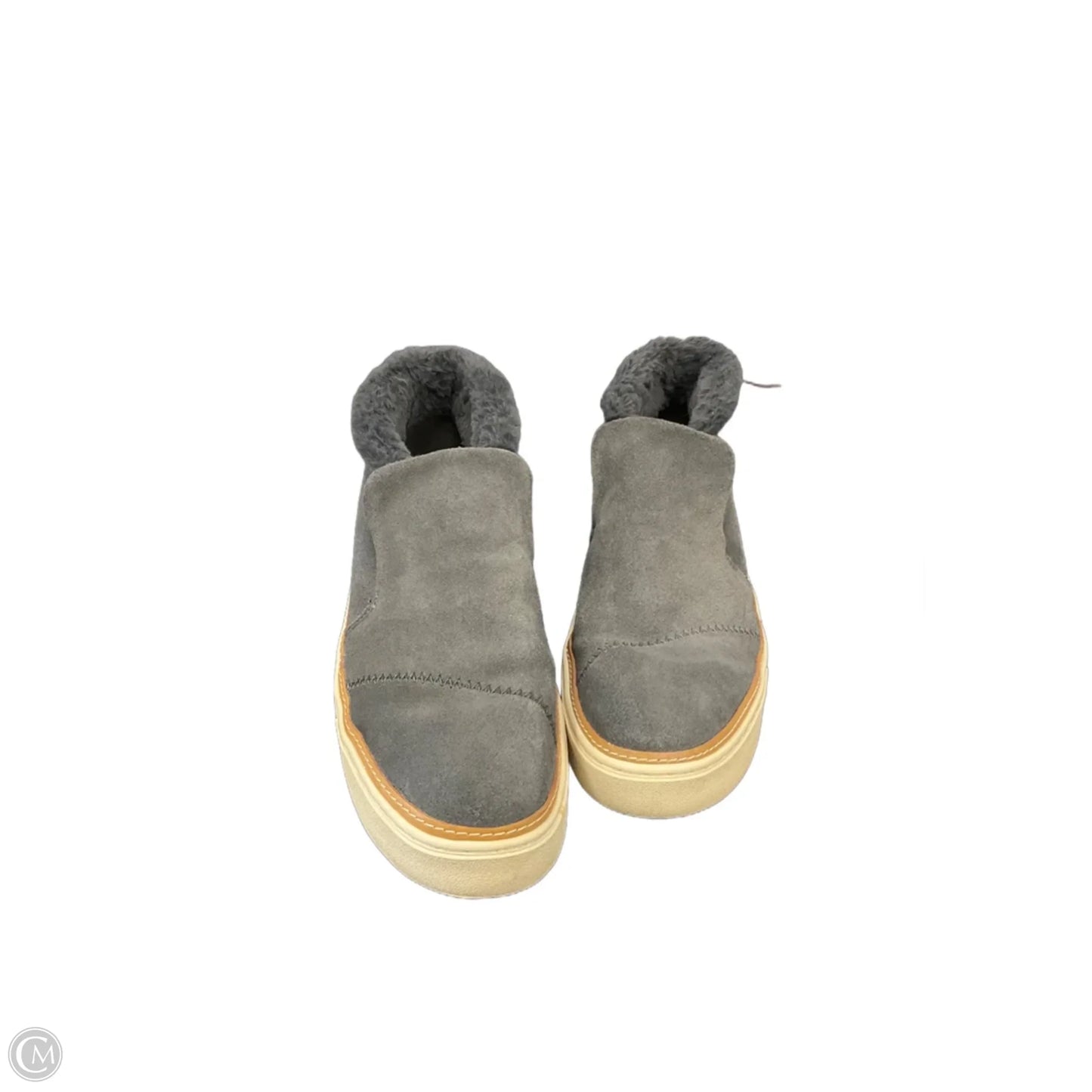 Boots Ankle Flats By Toms In Grey, Size: 8