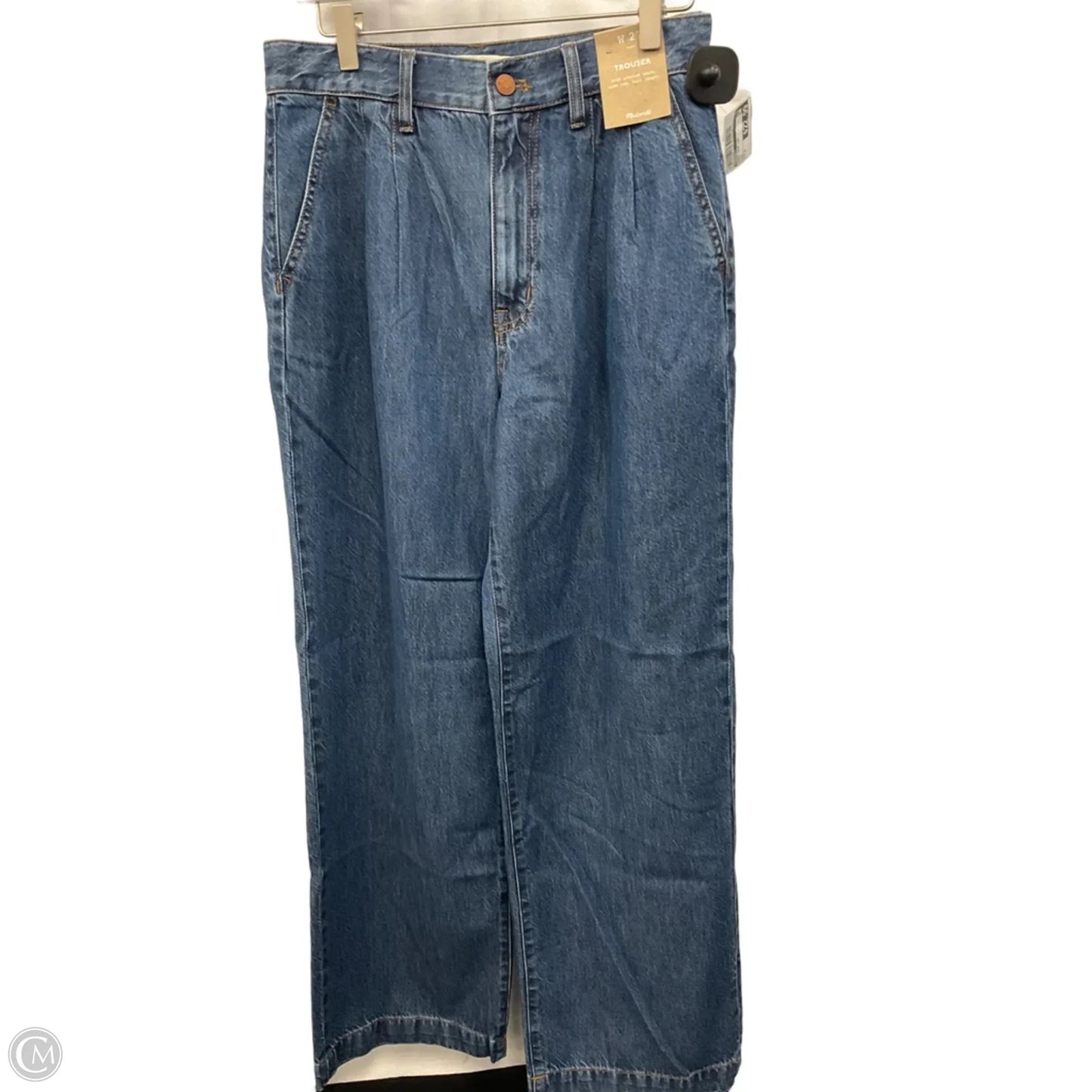 Jeans Wide Leg By Madewell In Blue, Size: 4