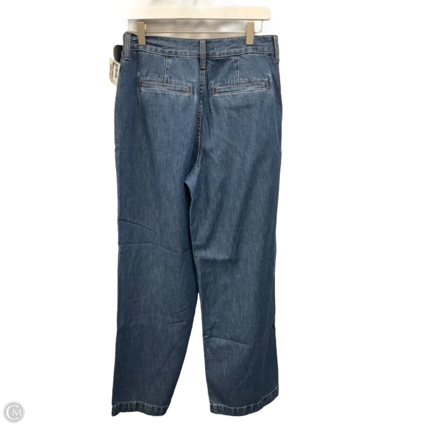 Jeans Wide Leg By Madewell In Blue, Size: 4