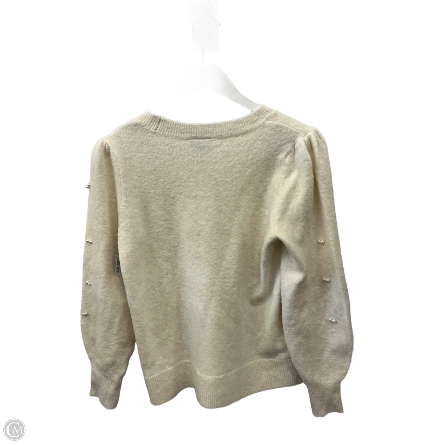 Sweater By Ann Taylor In Cream, Size: S