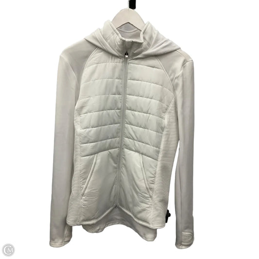 Athletic Jacket By Tek Gear In White, Size: Xl