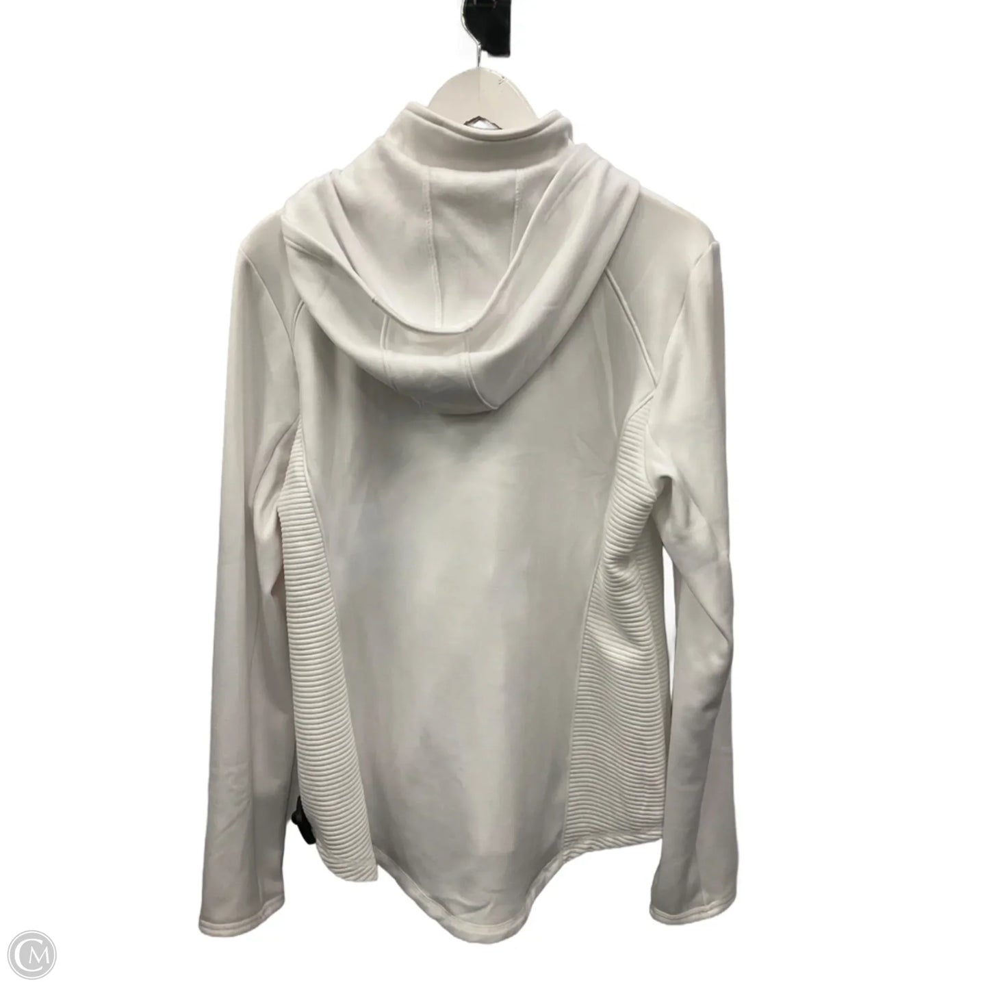 Athletic Jacket By Tek Gear In White, Size: Xl