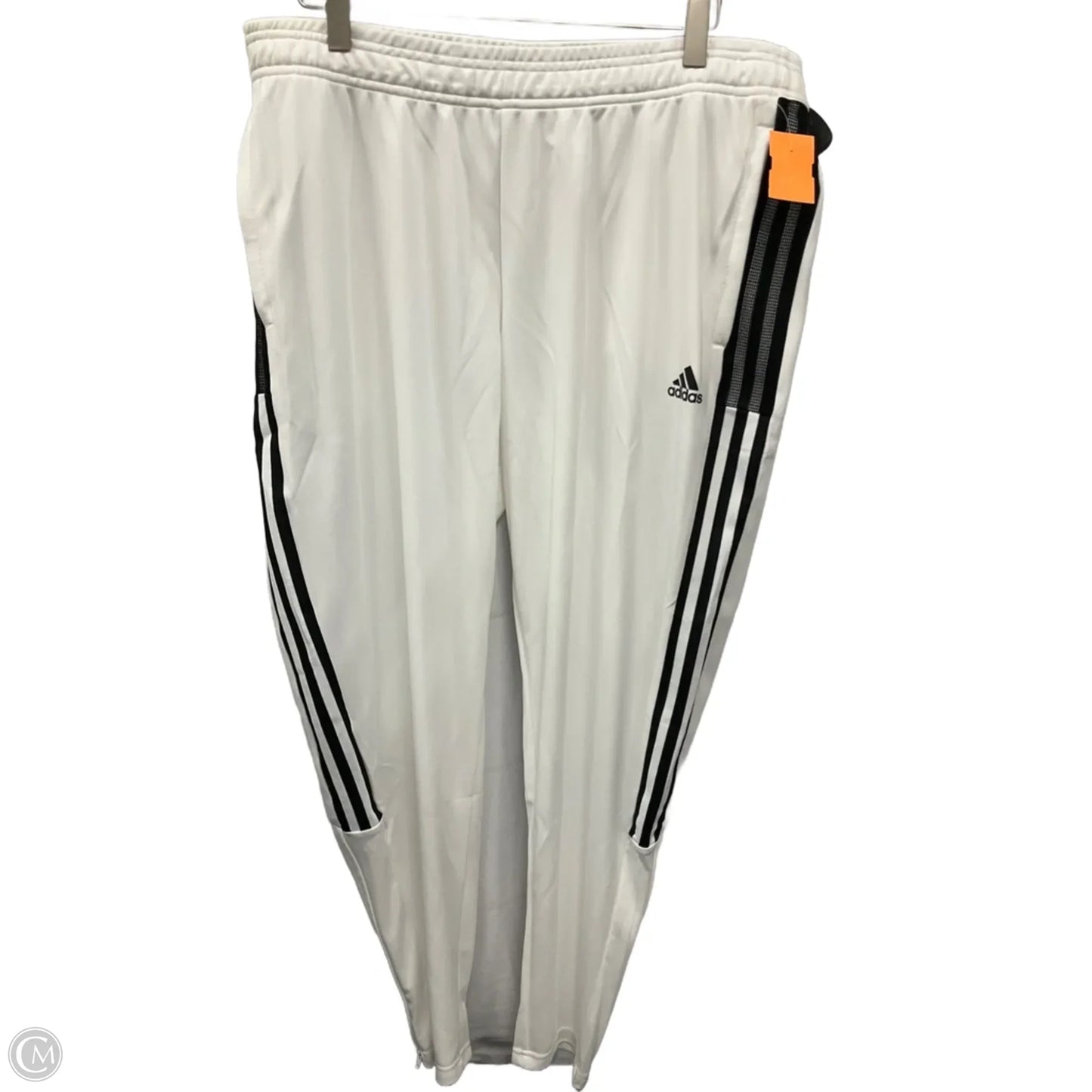 Athletic Pants 2pc By Adidas In White, Size: Xl