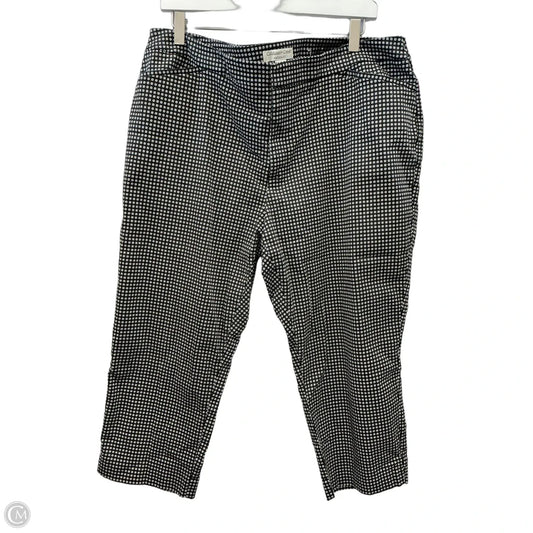 Pants Cropped By Coldwater Creek In Black, Size: 20