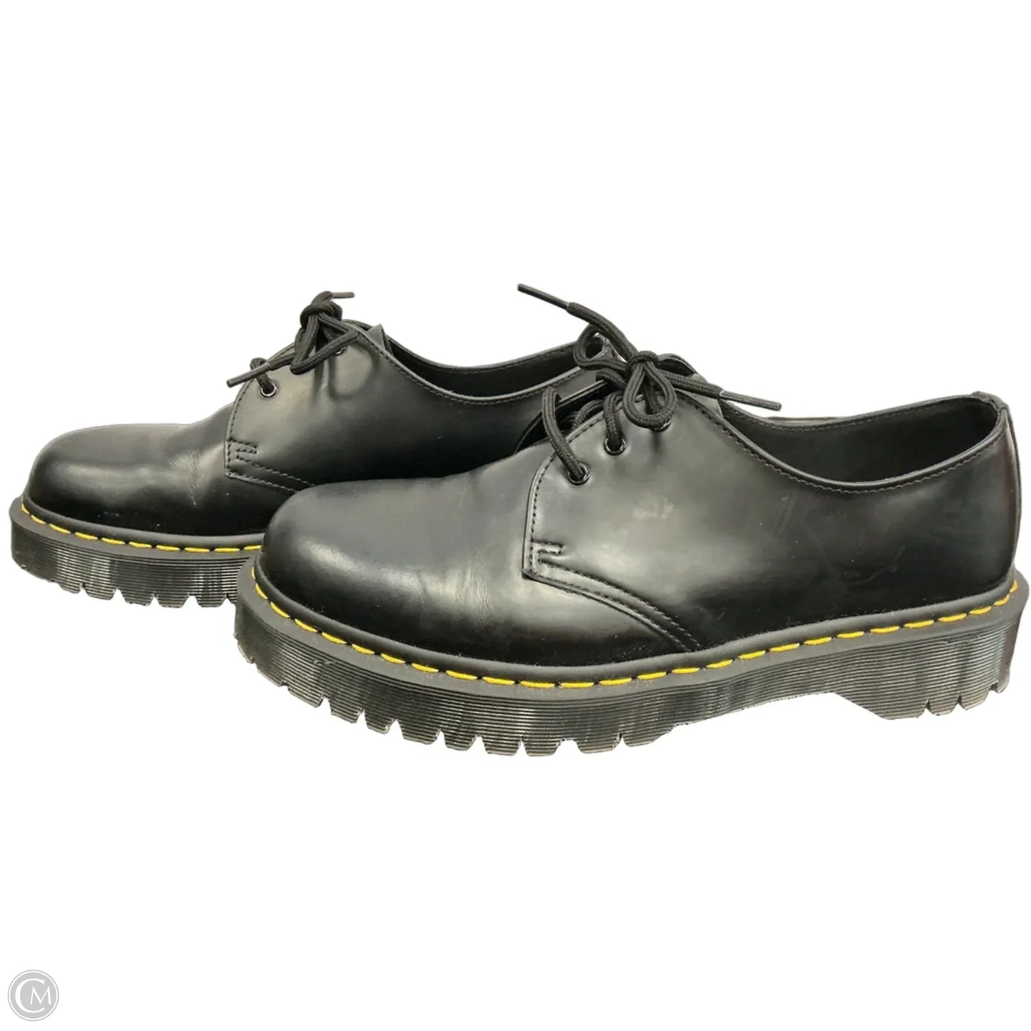 Shoes Flats By Dr Martens In Black, Size: 11.5