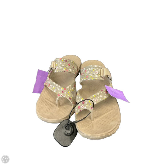 Sandals Sport By Skechers In Beige, Size: 7