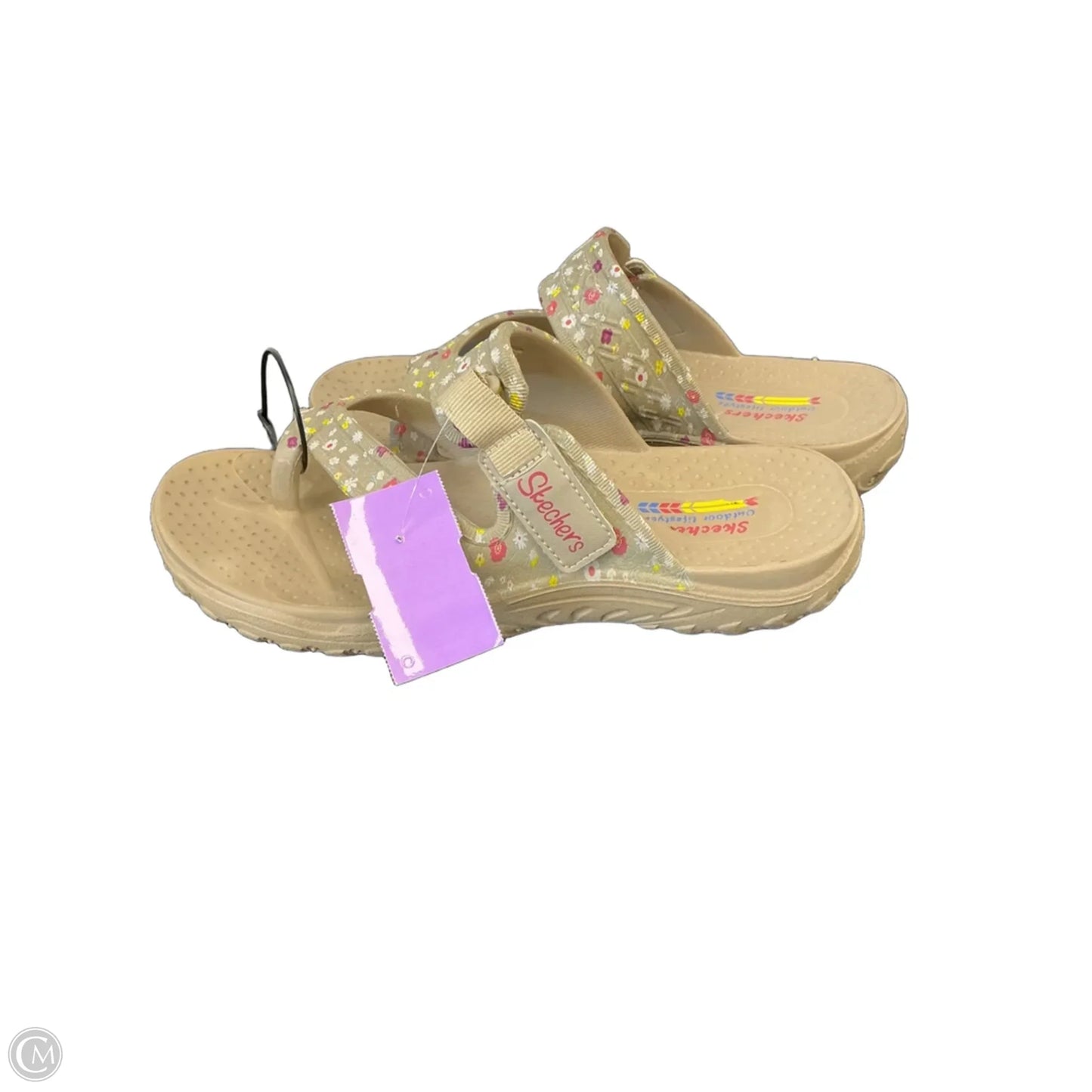 Sandals Sport By Skechers In Beige, Size: 7