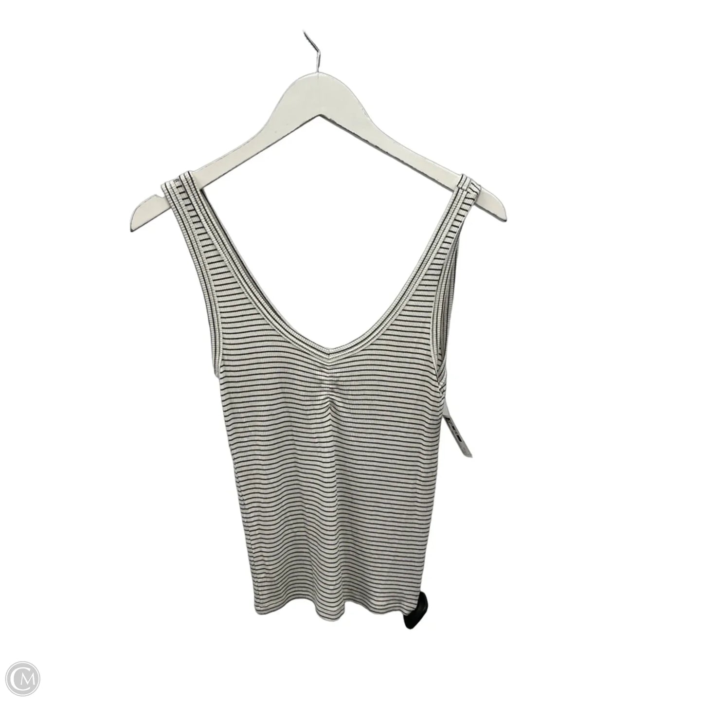 Top Sleeveless By American Eagle In Black & Cream, Size: Xs