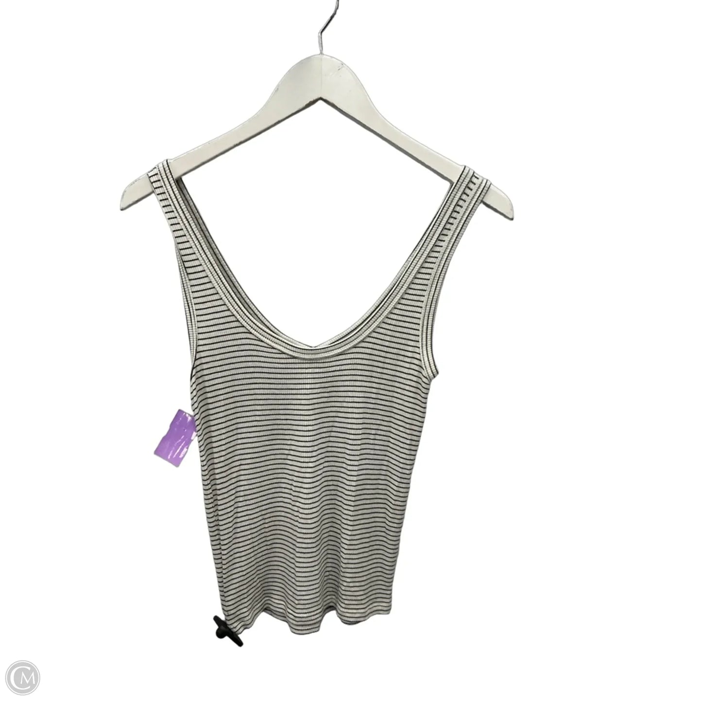 Top Sleeveless By American Eagle In Black & Cream, Size: Xs