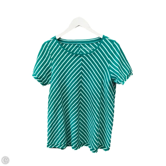 Top Short Sleeve By Soft Surroundings In Green, Size: S