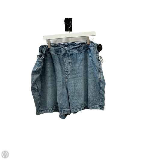 Shorts By Lane Bryant In Blue Denim, Size: 22