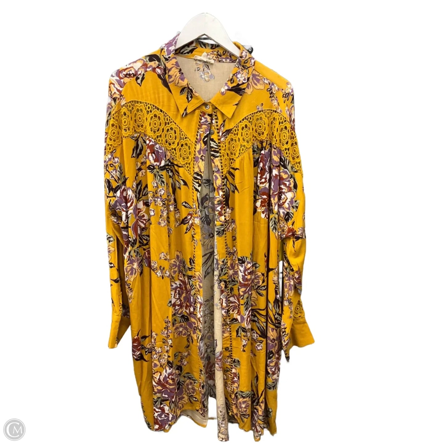 Dress Casual Short By Oddi In Yellow, Size: 3x