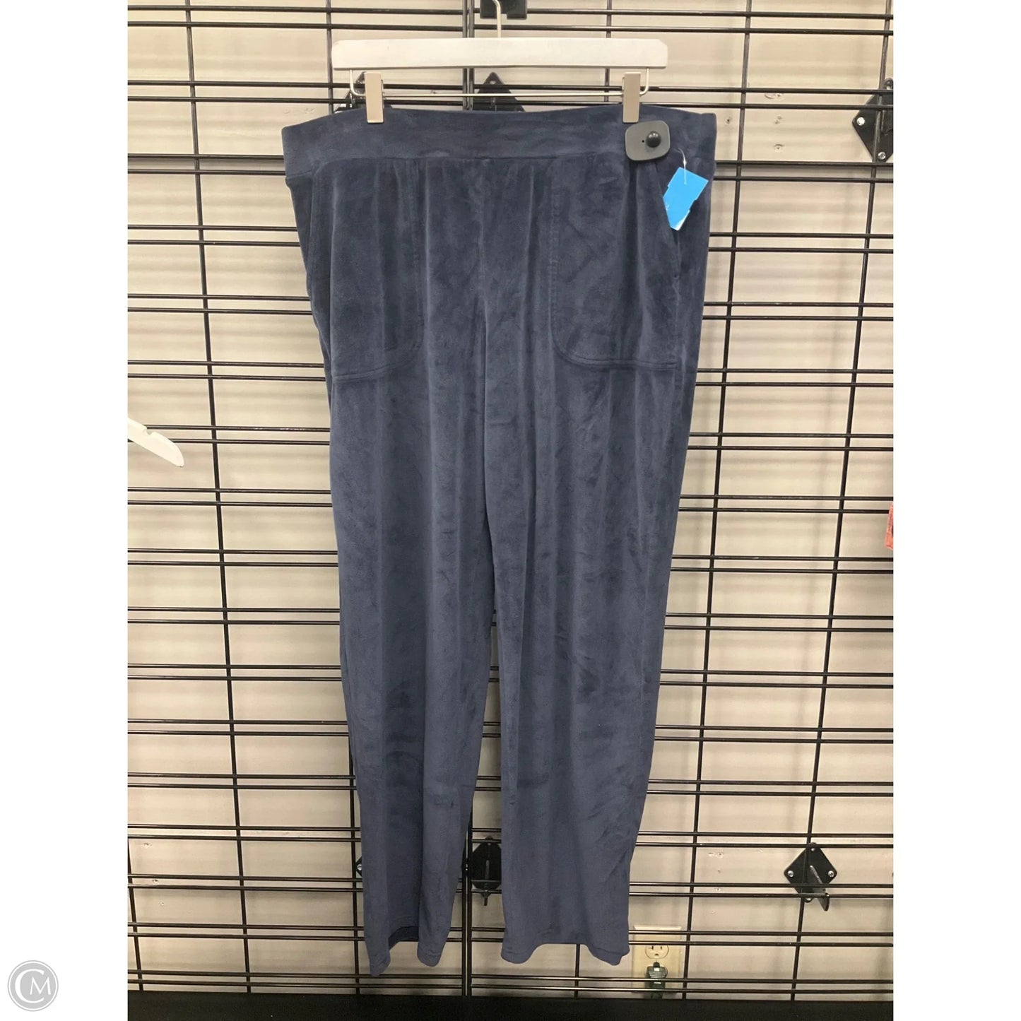 Pants Lounge By Croft And Barrow In Blue, Size: Xxl