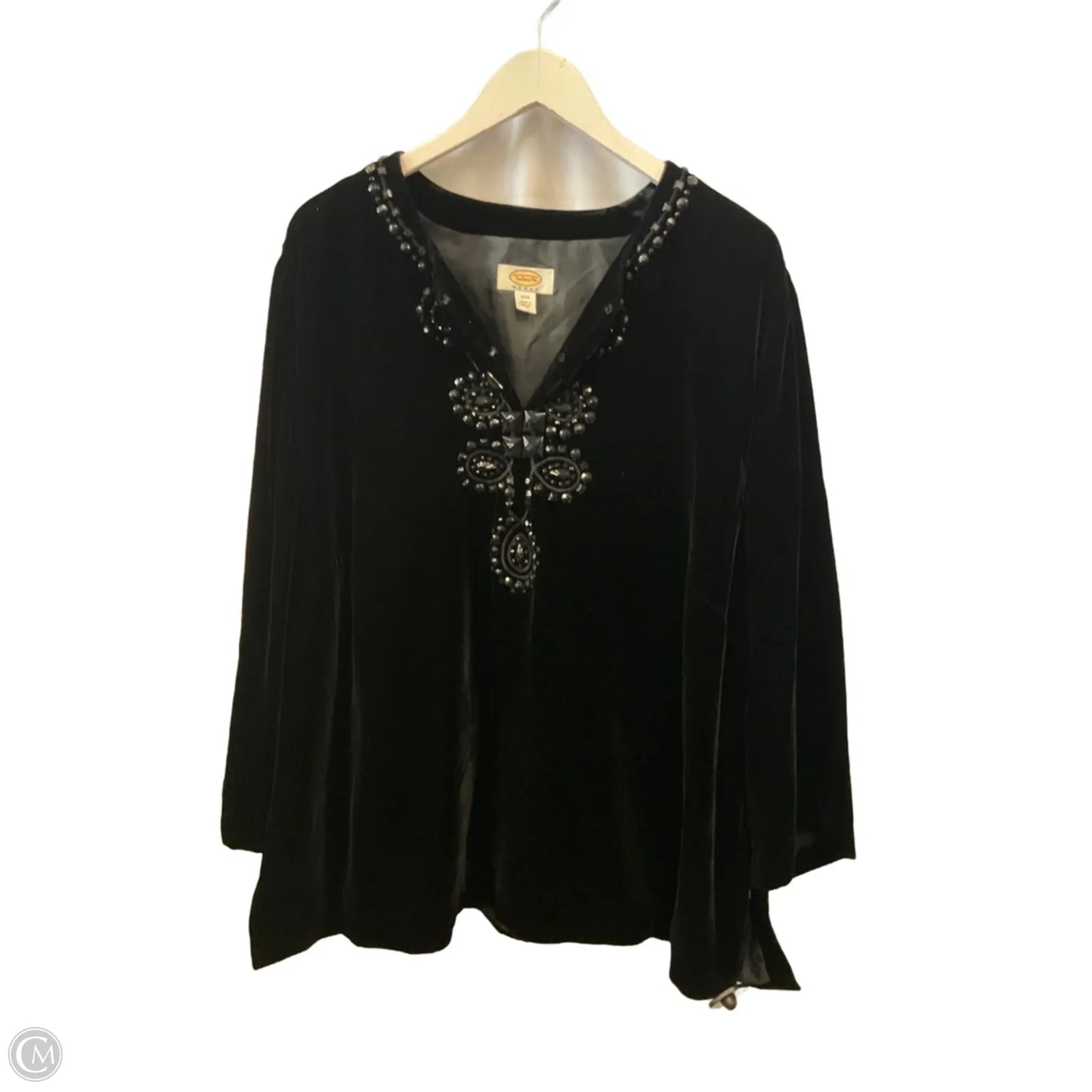 Top Long Sleeve By Talbots In Black, Size: 30