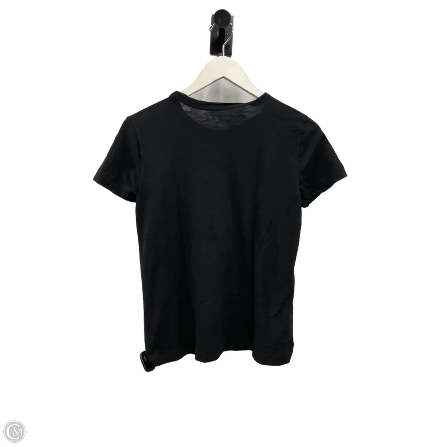 Top Short Sleeve Basic By Loft In Black, Size: S
