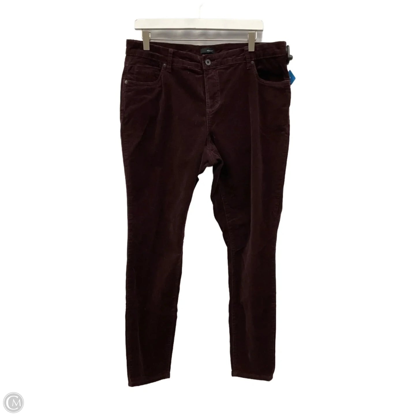 Pants Corduroy By Clothes Mentor In Purple, Size: 14