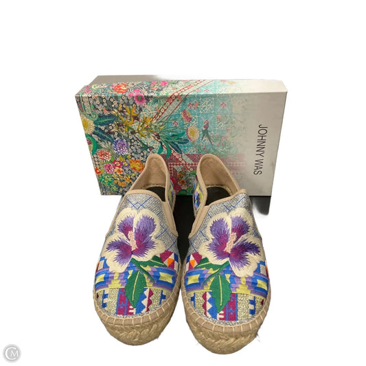 Shoes Flats By Johnny Was In Multi-colored, Size: 8.5