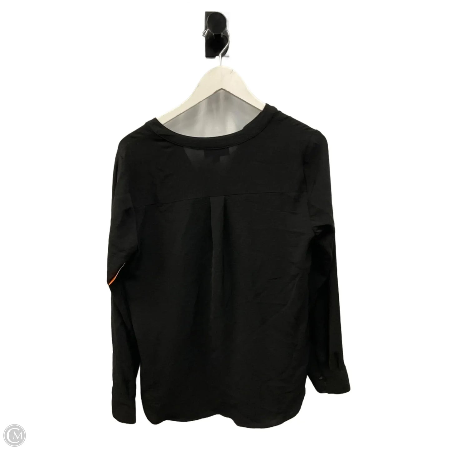 Top Long Sleeve By Fortune & Ivy In Black, Size: L