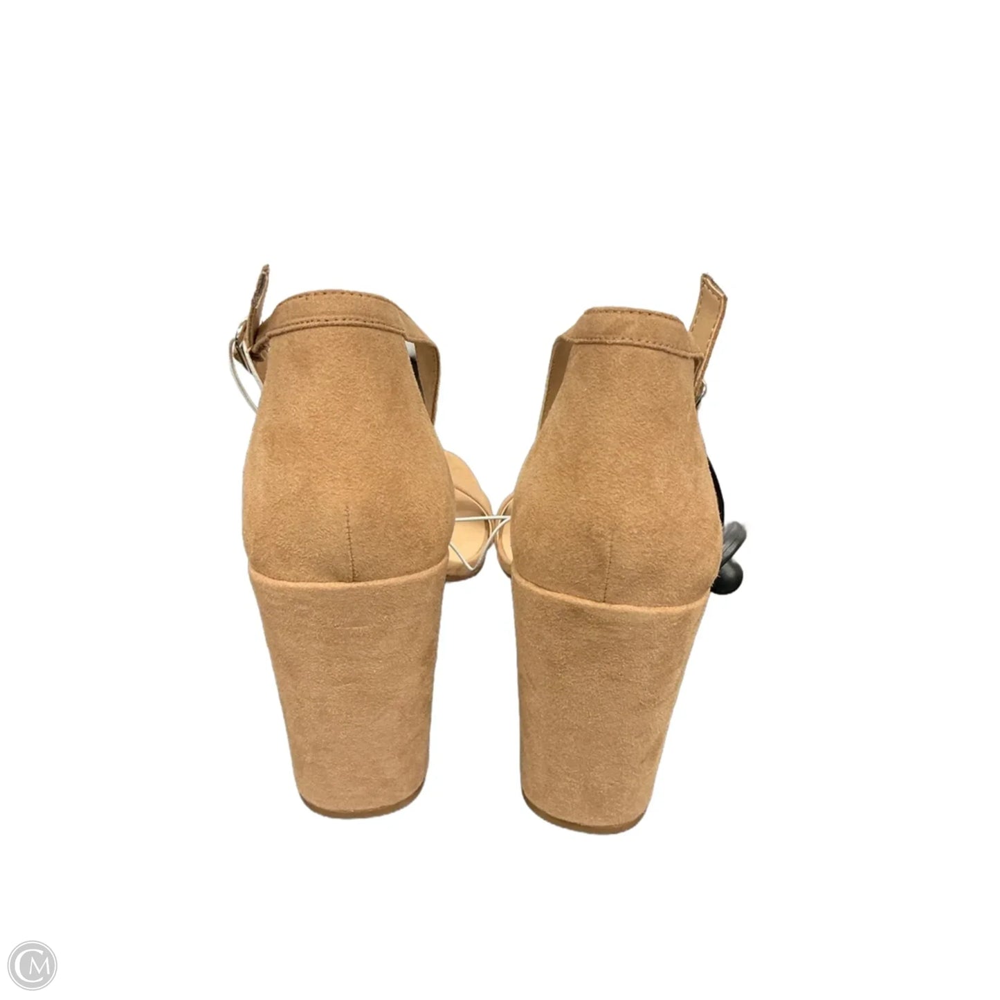 Sandals Heels Block By A New Day In Tan, Size: 11