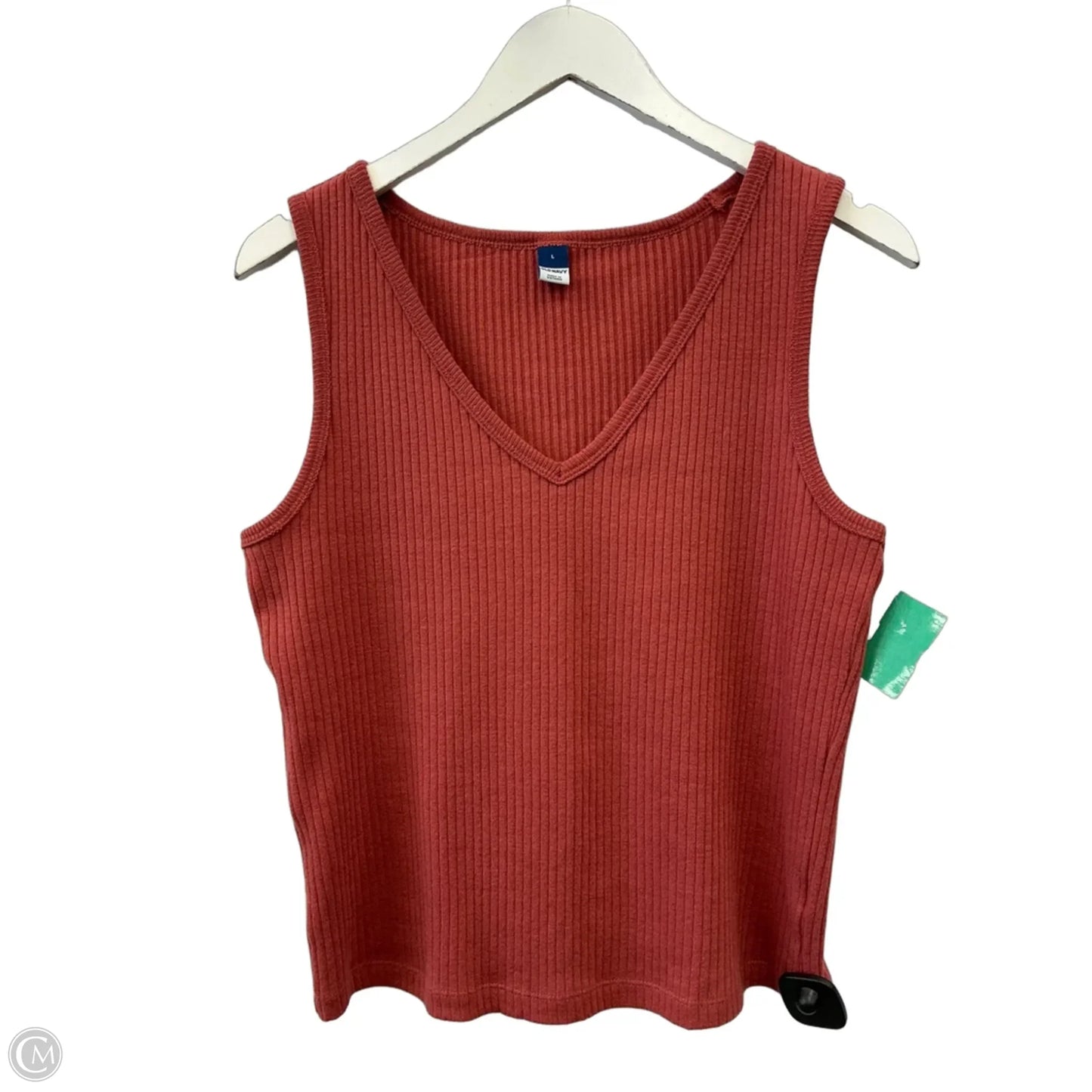 Top Sleeveless Basic By Old Navy In Orange, Size: L