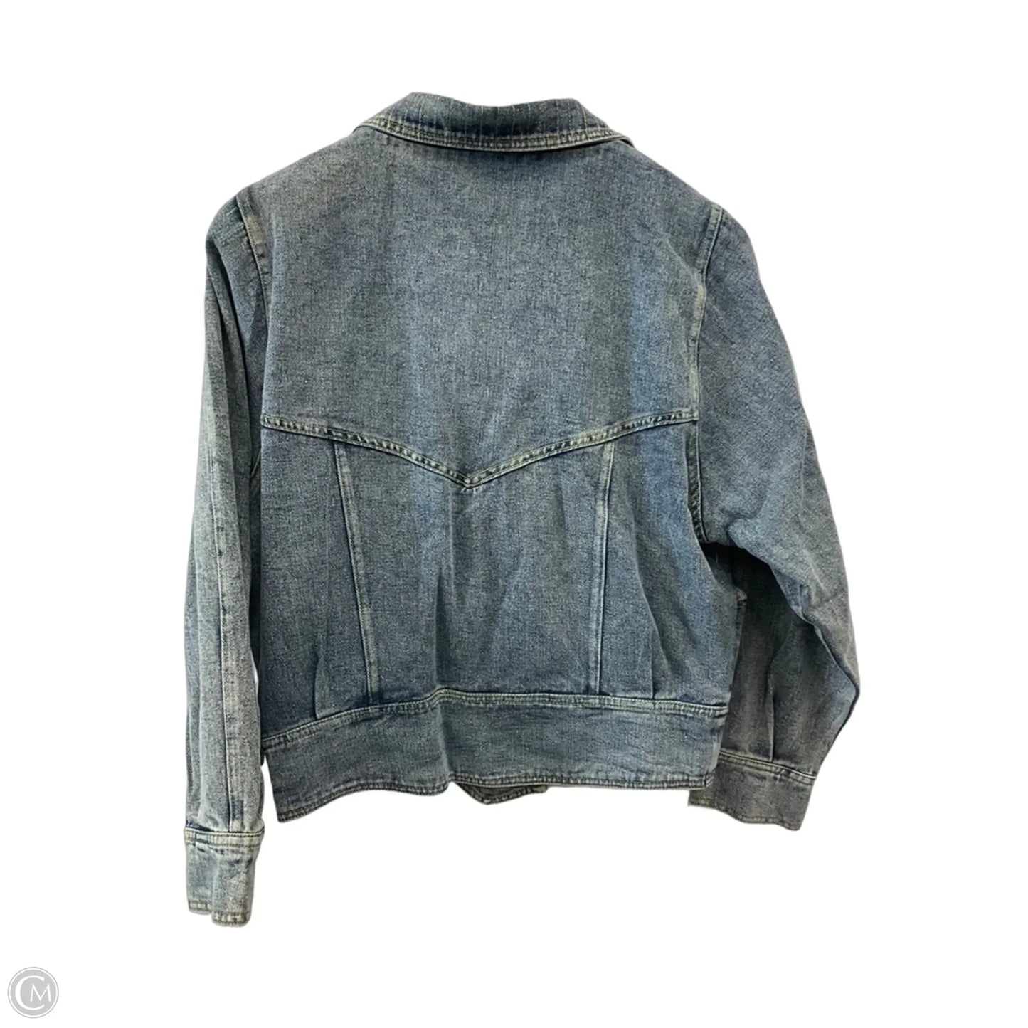 Jacket Denim By Oddi In Blue Denim, Size: S