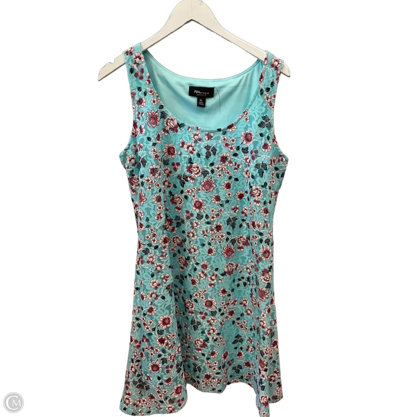 Dress Casual Short By Ronnie Nicole In Floral Print, Size: Lp