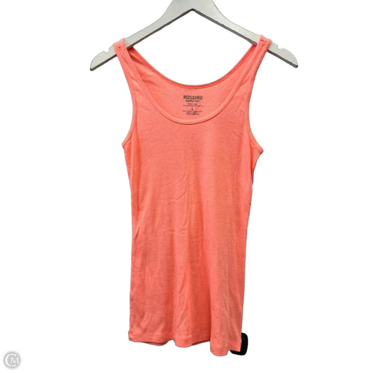 Tank Top By Mossimo In Orange, Size: L