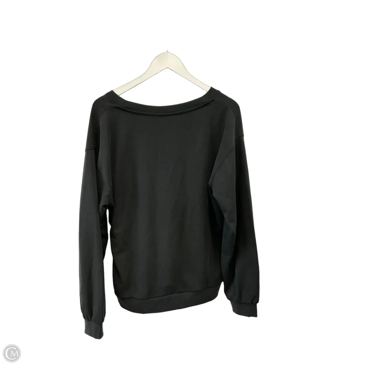 Athletic Top Long Sleeve Crewneck By Athleta In Black, Size: L