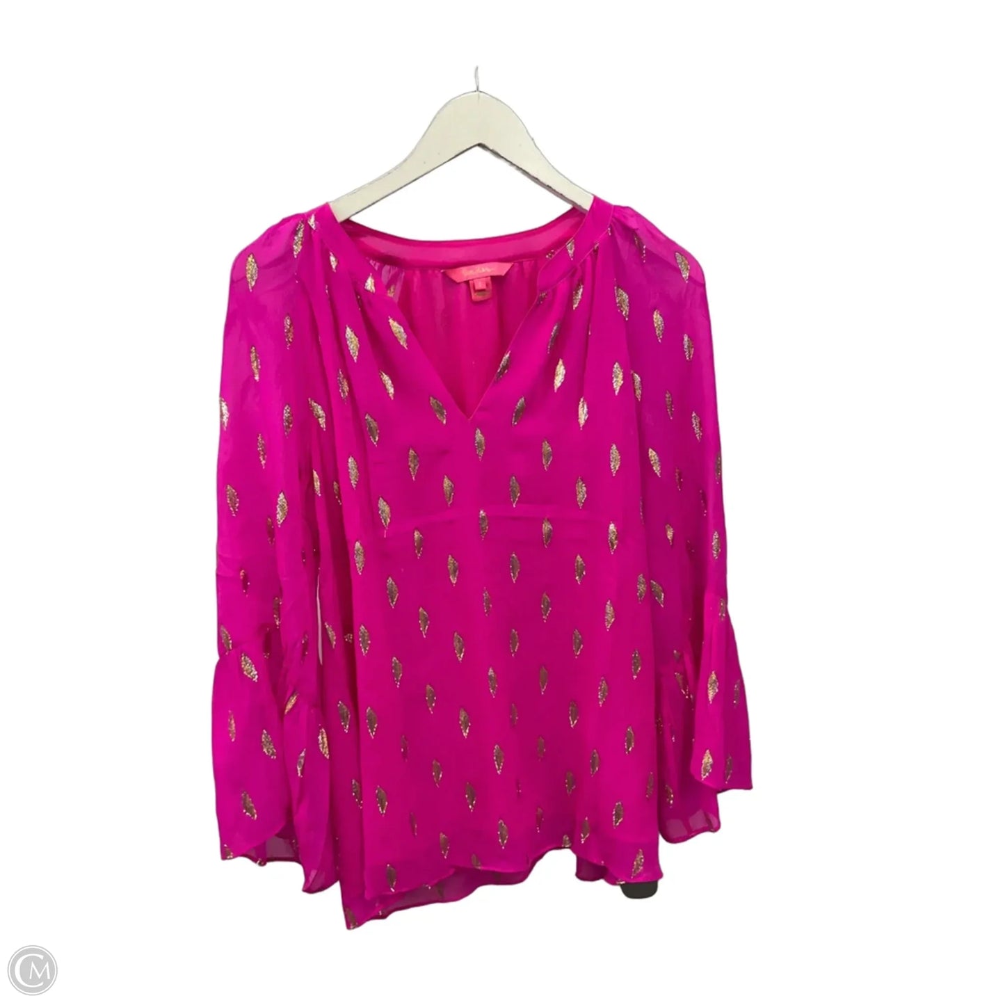 Top Long Sleeve By Lilly Pulitzer In Pink, Size: S