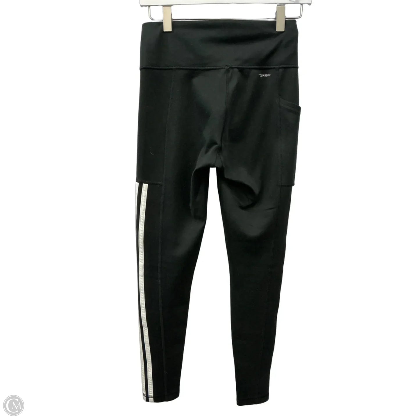 Athletic Leggings By Adidas In Black, Size: S