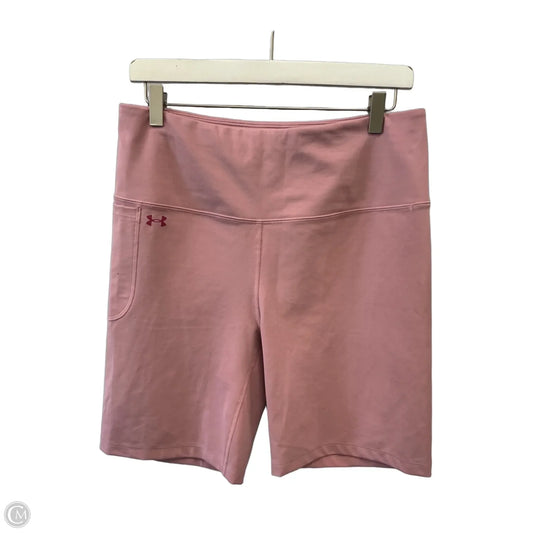 Athletic Shorts By Under Armour In Pink, Size: 1x