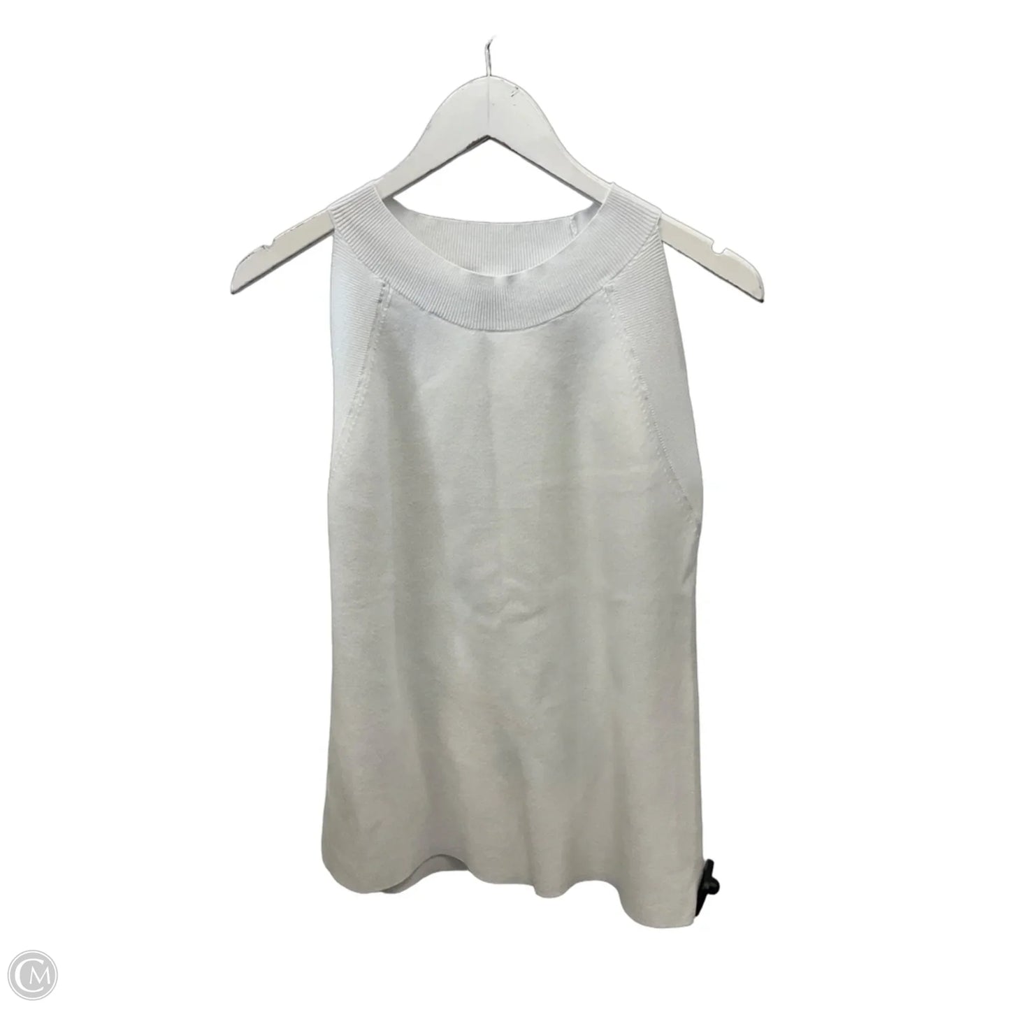 Top Sleeveless By Ann Taylor In White, Size: Xlp