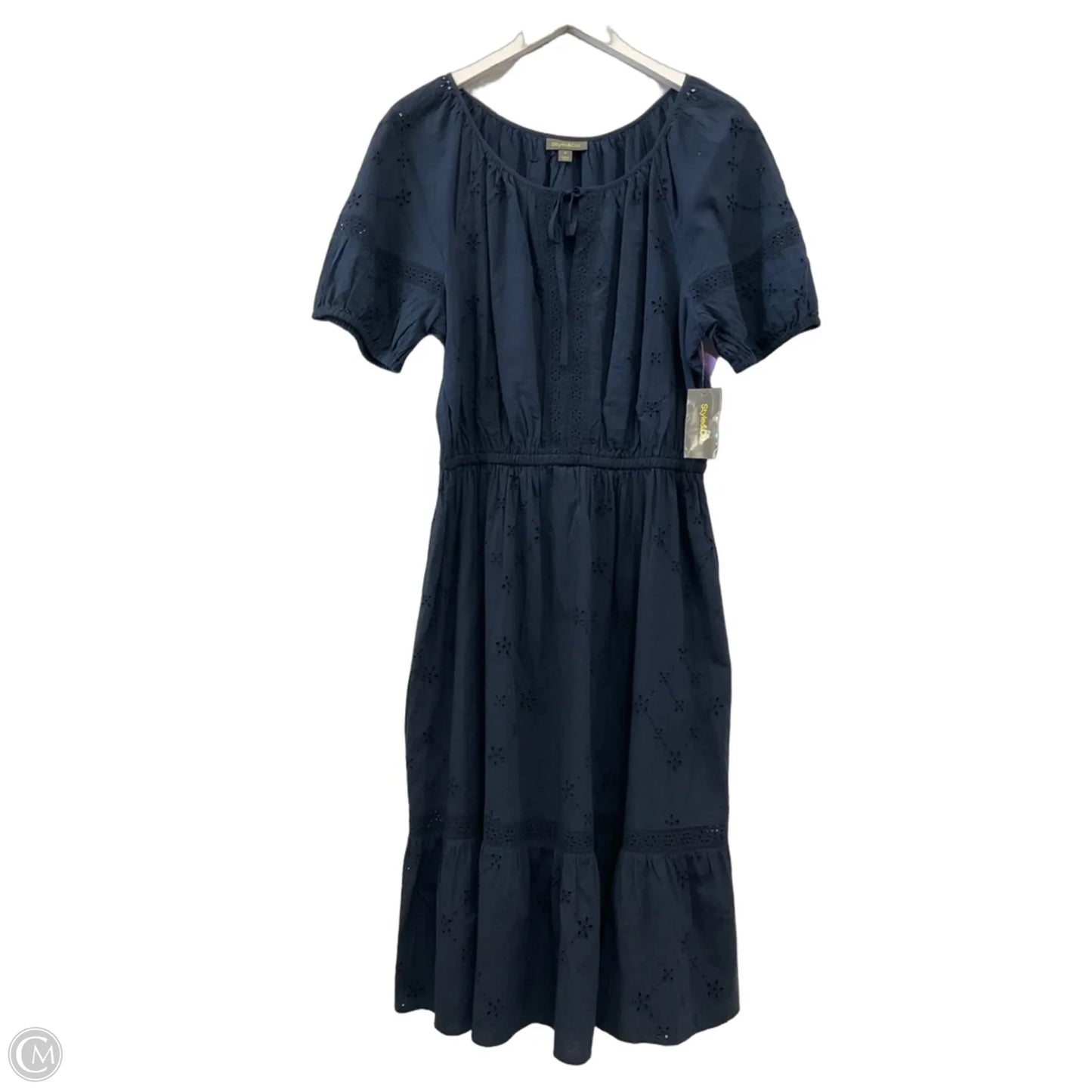 Dress Casual Short By Style And Company In Navy, Size: M