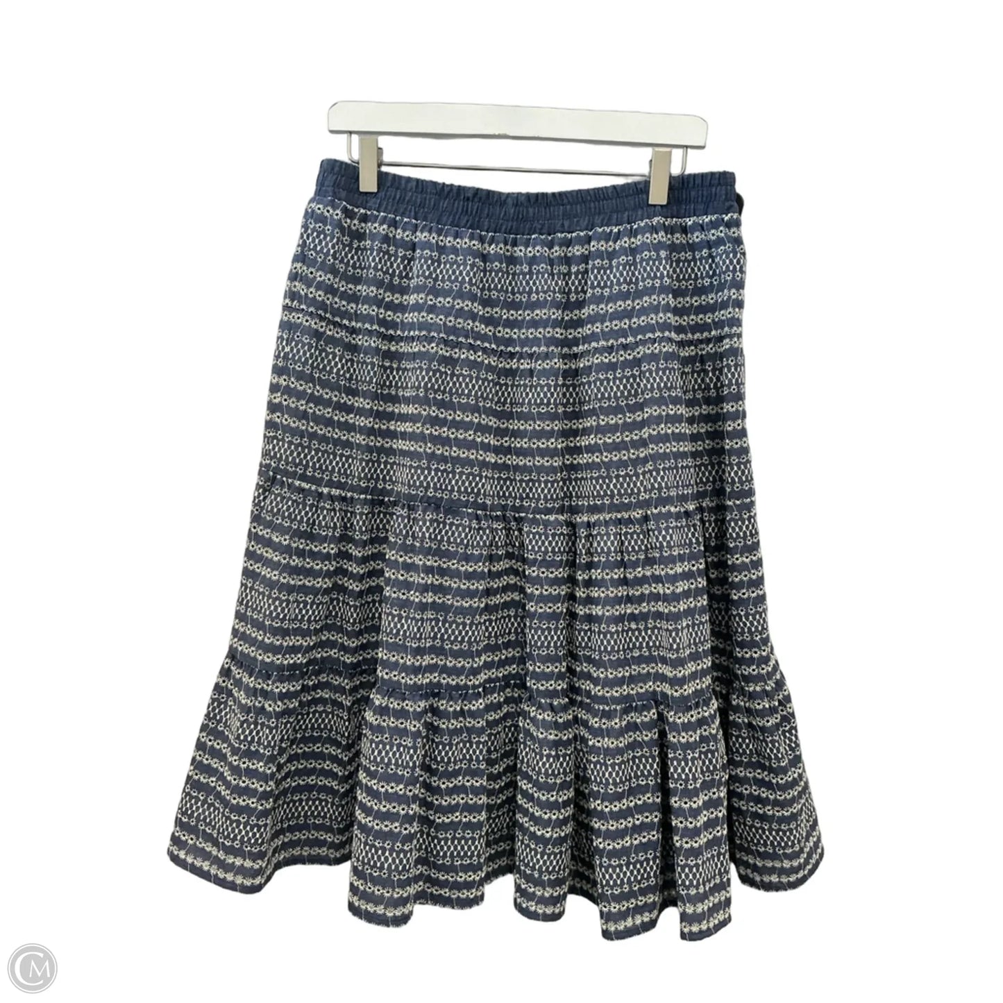 Skirt Midi By Tommy Hilfiger In Blue, Size: L