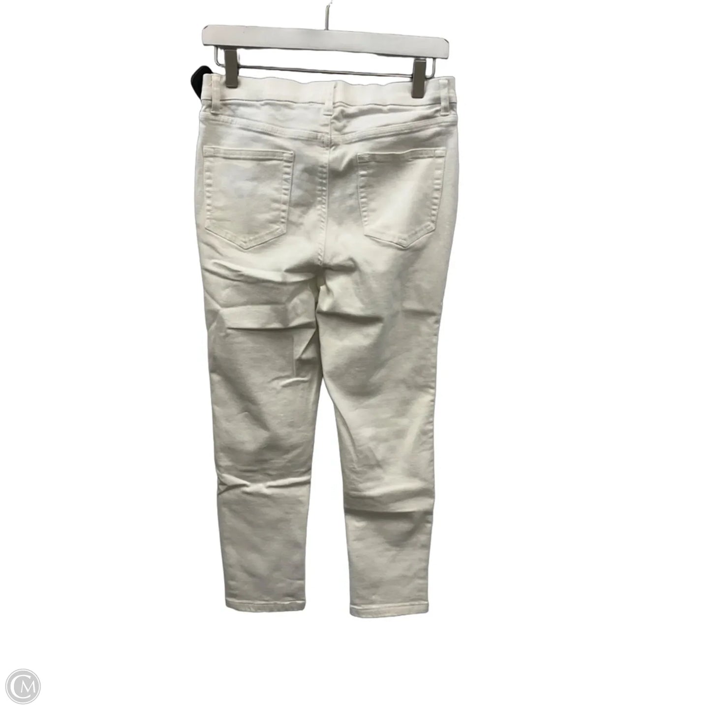 Jeans Cropped By D&co. In White, Size: 8p